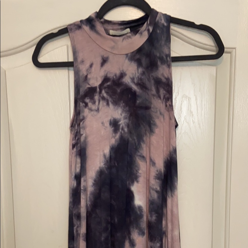 mini tye dye shift dress - Picture 1 of 5